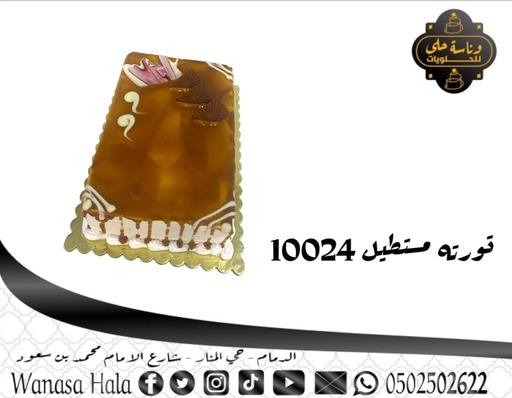 [1010-10024] كيك نيكد مستطيل